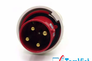 Phích cắm công nghiệp 3 pha 125A 5 chấu IP67