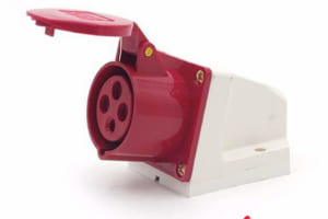 Ổ cắm công nghiệp gắn tường 3 pha 16A 4 chấu (cố định)