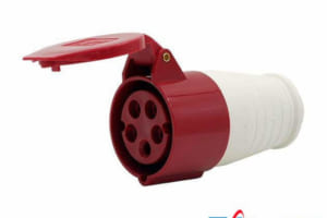 Ổ cắm công nghiệp 3 pha 32A 5 chấu di động