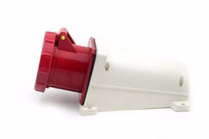 Ổ cắm công nghiệp gắn tường 3 pha 63A 5 chấu (cố định)