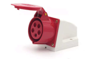 Ổ cắm công nghiệp gắn tủ 3 pha 32A 5 chấu (cố định)