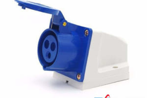 Ổ cắm công nghiệp gắn tủ 1 pha 32A 3 chấu (cố định)