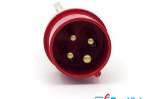 Phích cắm công nghiệp 3 pha 32A 4 chấu
