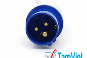 Phích cắm công nghiệp 1 pha 125A 3 chấu IP67
