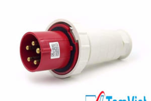 Phích cắm công nghiệp 3 pha 125A 5 chấu IP67