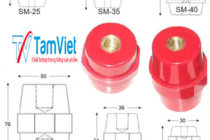 Kích thước Sứ Đỡ Thanh Cái SM