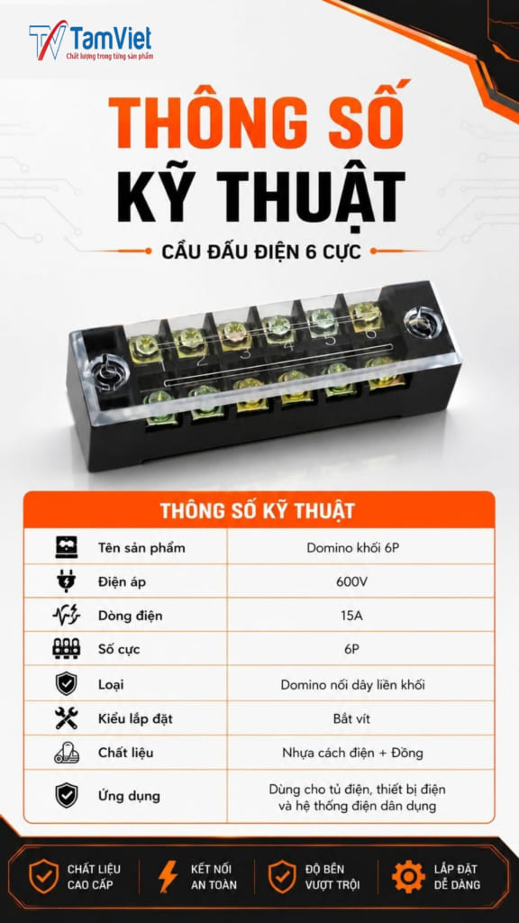 Cầu Đấu Điện 6 Cực