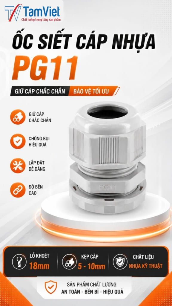 Ốc Siết Cáp Nhựa