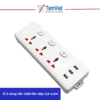 Ổ 3 công tắc USB liền dây 2,5-4,5m