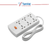 Ổ 6 Chống Cháy 1200W liền dây 2,5 - 4,5 mét 3