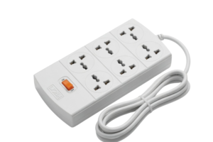 Ổ 6 Chống Cháy 1200W liền dây 2,5 - 4,5 mét 3