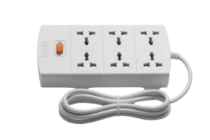 Ổ 6 Chống Cháy 1200W liền dây 2,5 - 4,5 mét 3