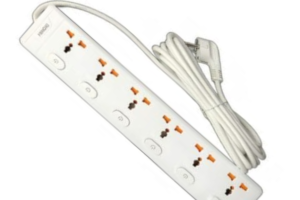 Ổ 6 công tắc USB liền dây 2,5-4,5m 1