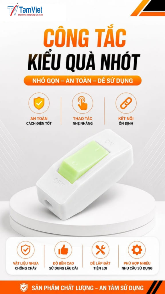 Công Tắc Kiểu Quả Nhót