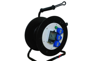 Cuộn dây điện Rulo 3 ổ cắm dân dụng kèm áp có nắp che
