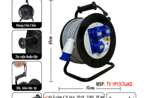 Ổ cắm Rulo kéo dài dạng quay tay khung sắt cao cấp