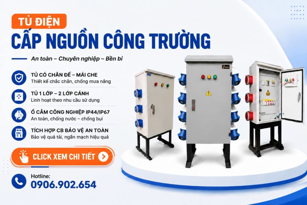 Tủ hộp nguồn công nghiệp 1 pha