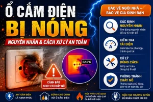 Ổ cắm điện bị nóng – nguyên nhân và cách xử lý an toàn, phòng tránh cháy nổ (Tâm Việt)